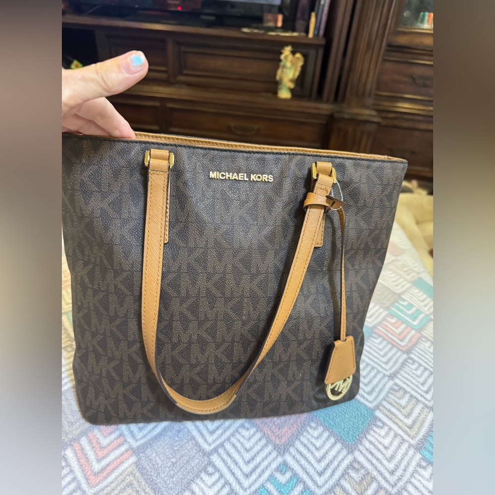 Michael Kors Brown Tote Bag
